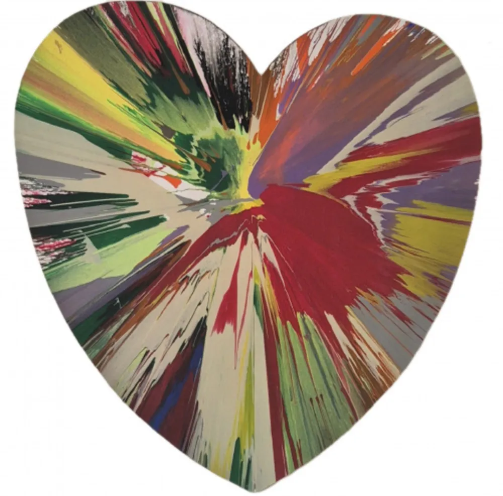 Multiple Hirst - Untitled (spin - heart)
