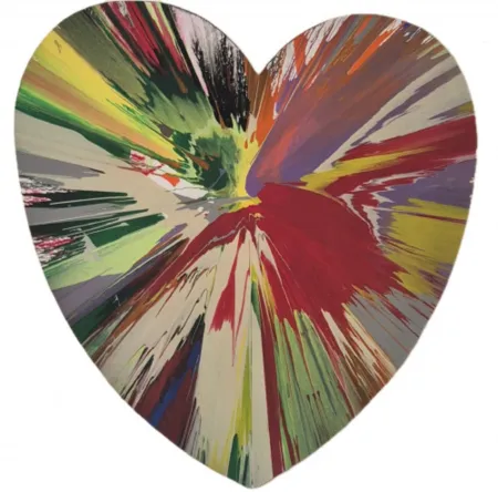 Multiple Hirst - Untitled (spin - heart)