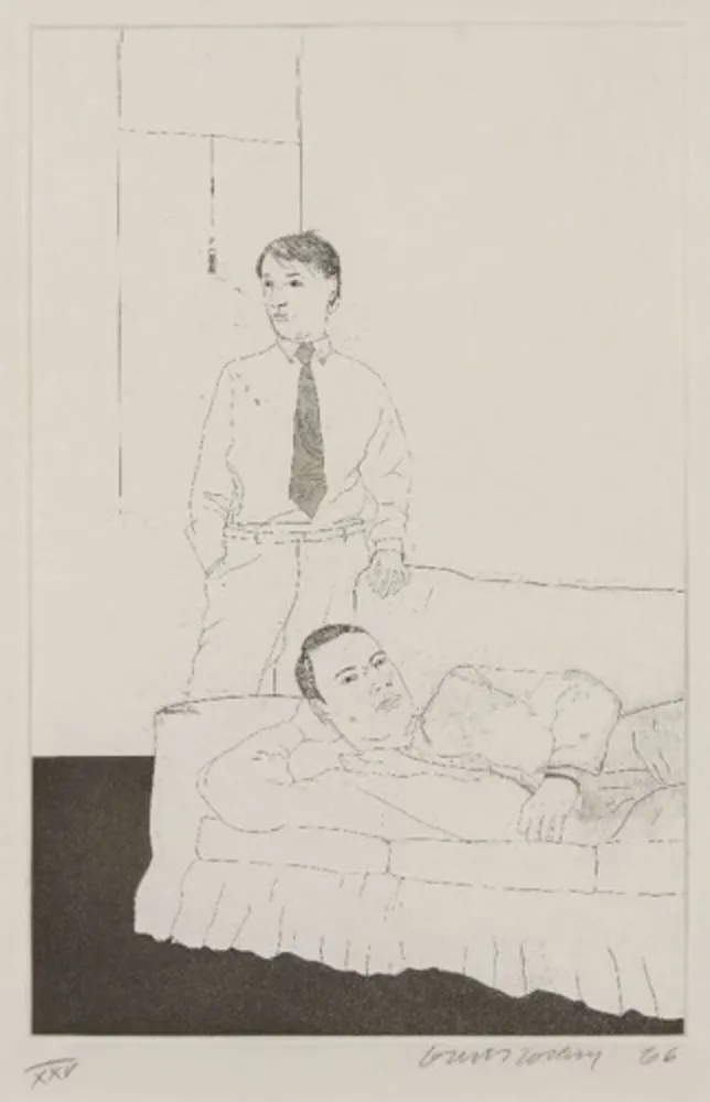 Multiple Hockney - Beautiful and White Flowers