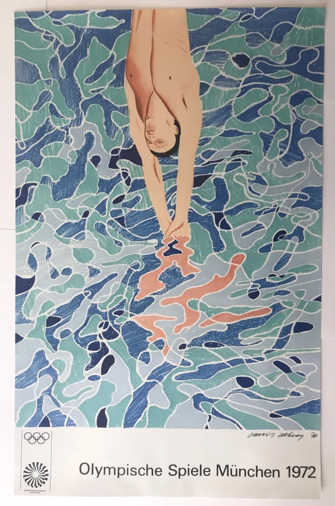 Plakat Hockney - Olympische Spiele München
