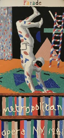 Siebdruck Hockney - Parade – Metropolitan Opera NY