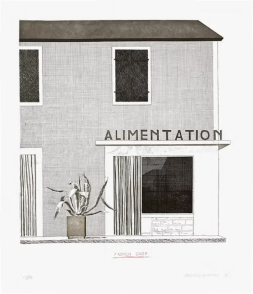 Radierung Und Aquatinta Hockney - The French Shop