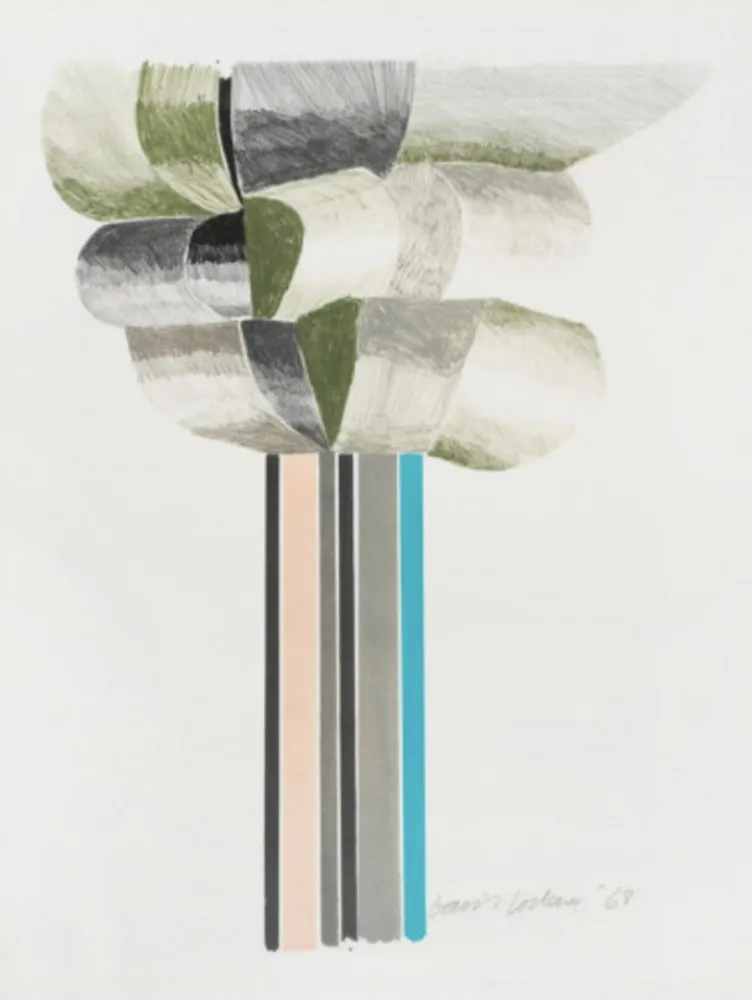 Lithographie Hockney - Trees