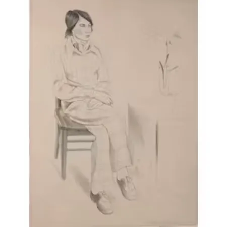 Lithographie Hockney - Yves Marie