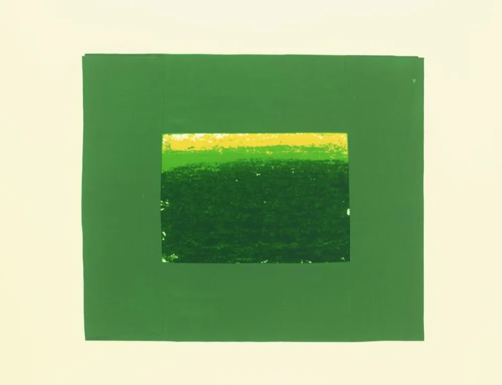 Siebdruck Hodgkin - Indian Views - Plate K