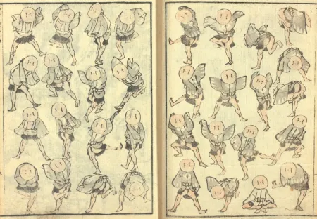 Holzschnitt Hokusai - Hokusai Manga