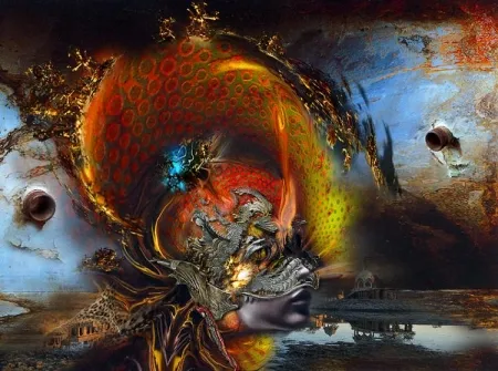 Digitale Druckgrafik Hornung - I had no earthly Idea