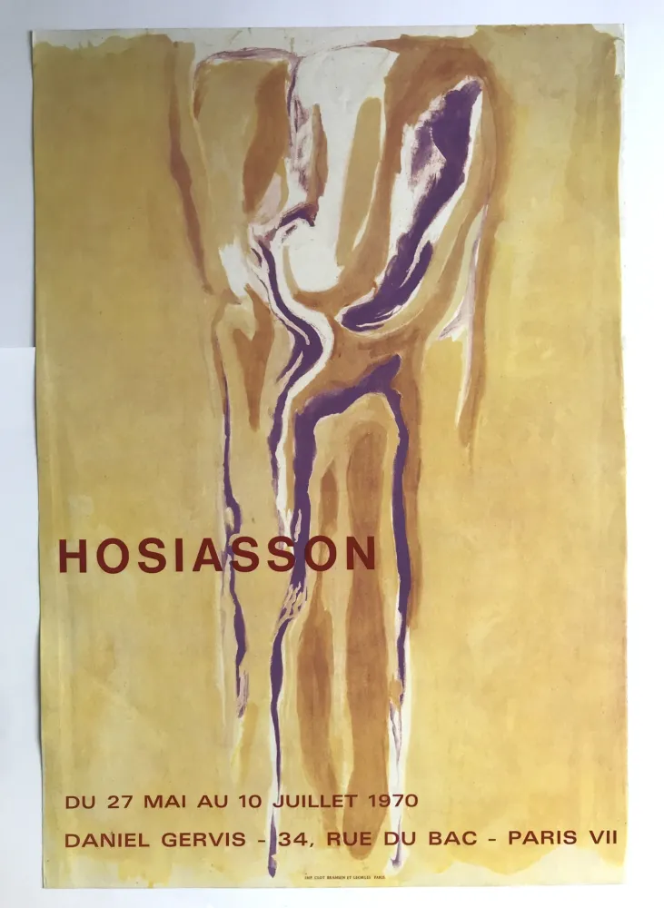Plakat Hosiasson - Galerie Daniel Gervis
