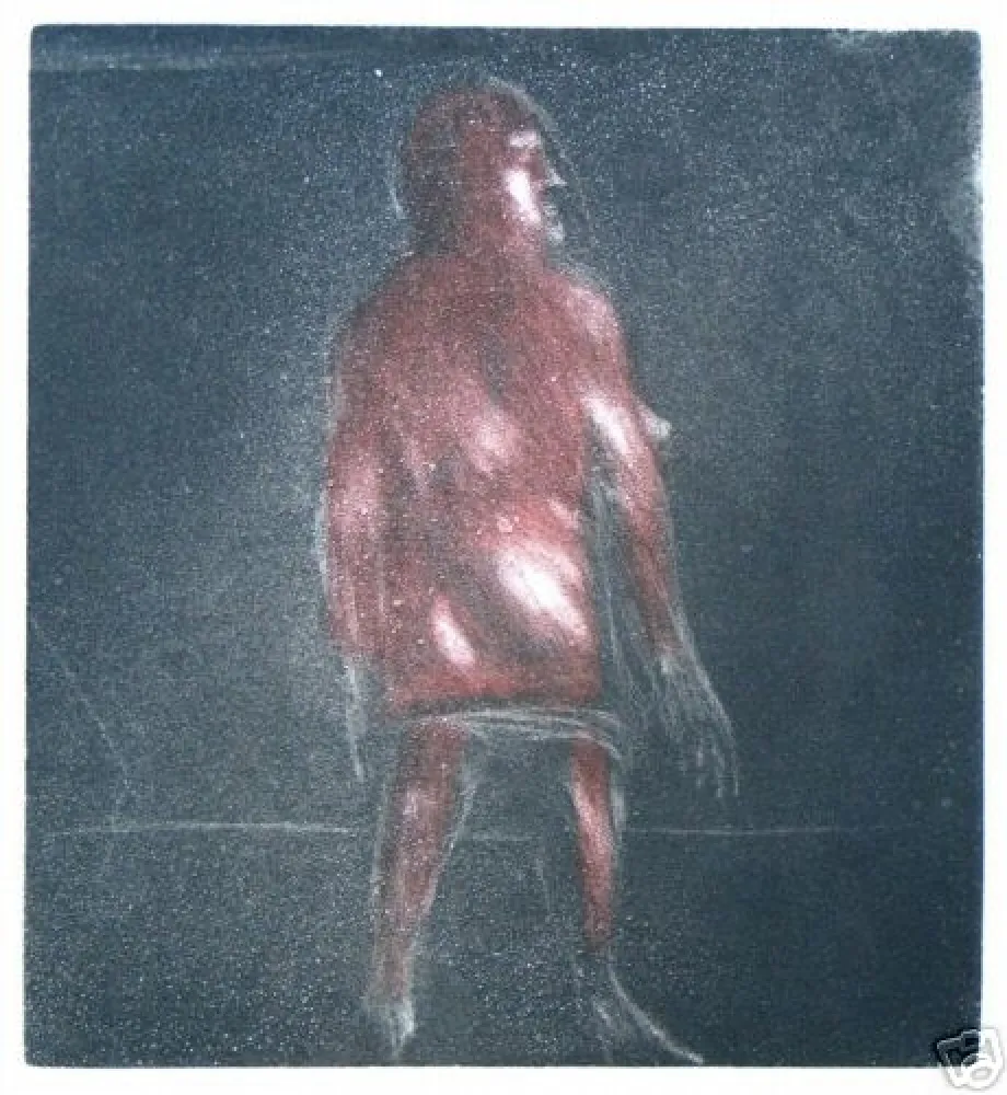 Radierung Und Aquatinta Hrdlicka - Mary