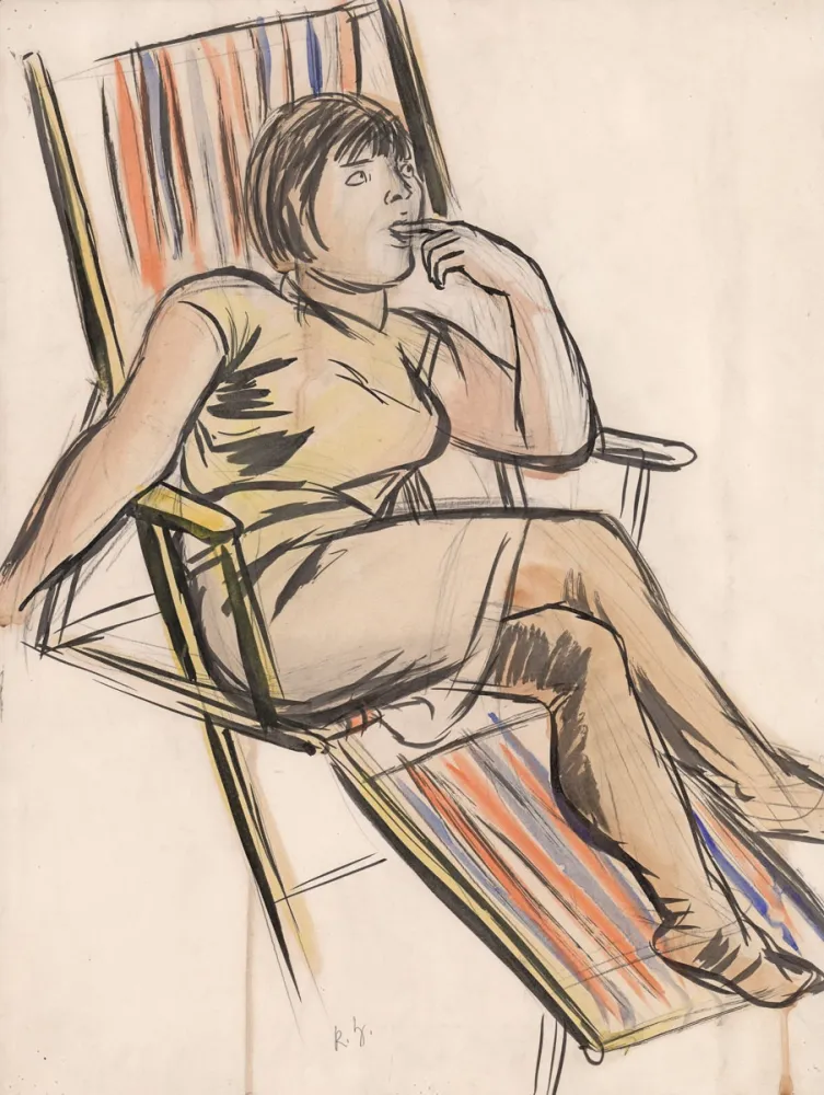 Keine Technische Hubbuch - Marianne im Liegestuhl