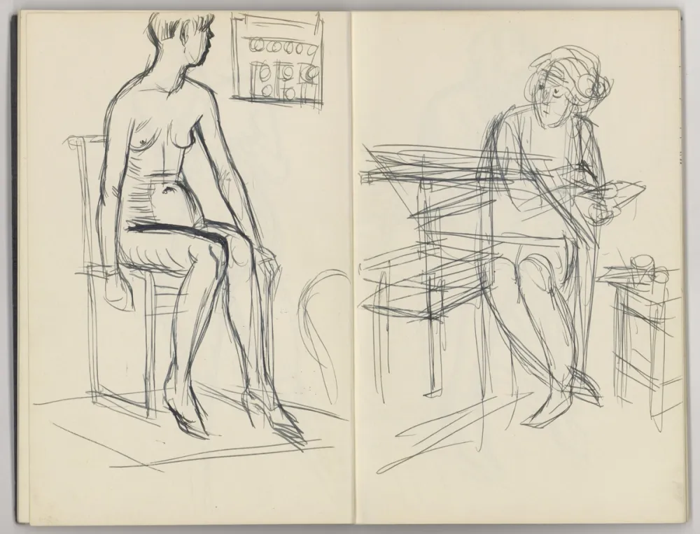 Keine Technische Hubbuch -  Skizzenbuch mit 24 Zeichnungen