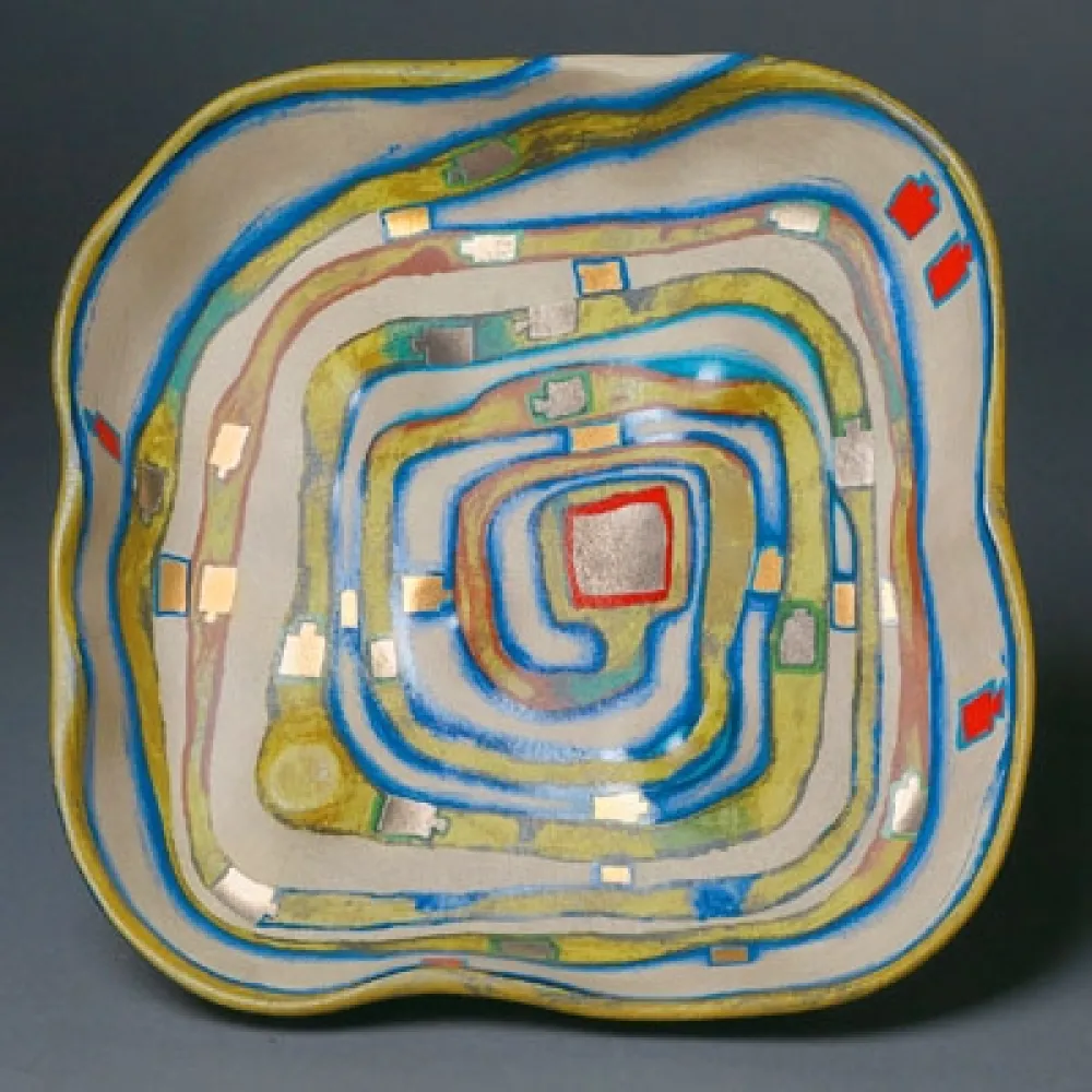 Siebdruck Hundertwasser - Spiralental