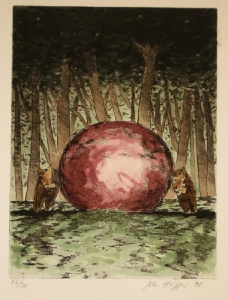 Radierung Und Aquatinta Hüppi - Sans titre 6