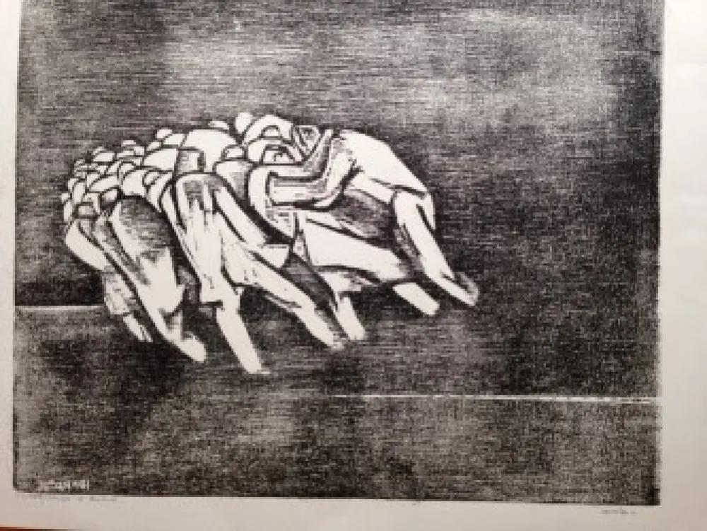 Radierung Ibarrola - Paisajes de Euskadi