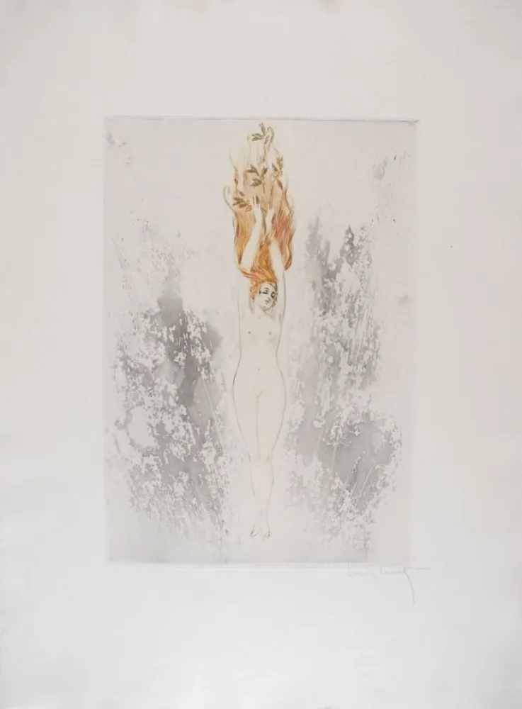 Radierung Icart - Human Grenade - La Grenade