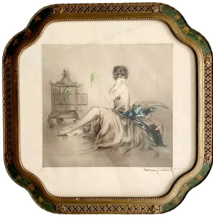 Radierung Und Aquatinta Icart - Jealousy