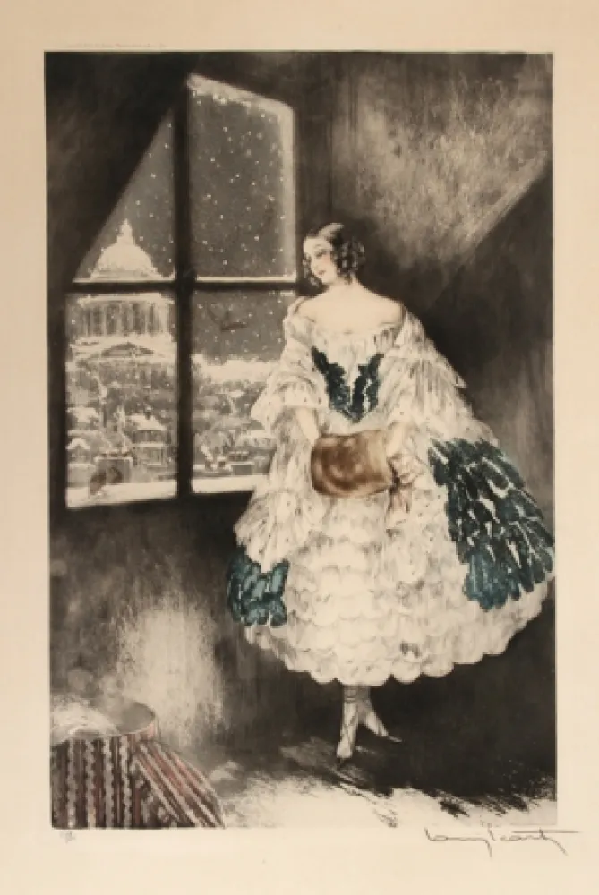 Radierung Icart - Mimi