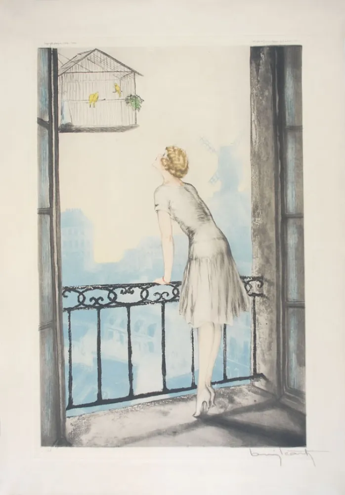 Radierung Icart - Montmartre