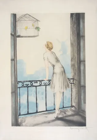 Radierung Icart - Montmartre