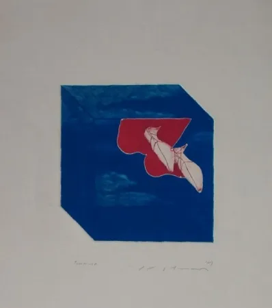 Radierung Und Aquatinta Ikeda - Untitled