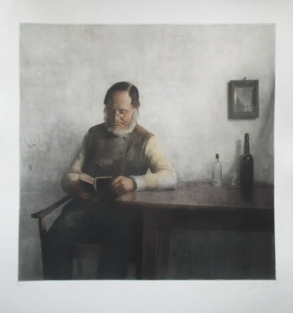 Mezzotinto Ilsted - Hendrik (large mezzotint)