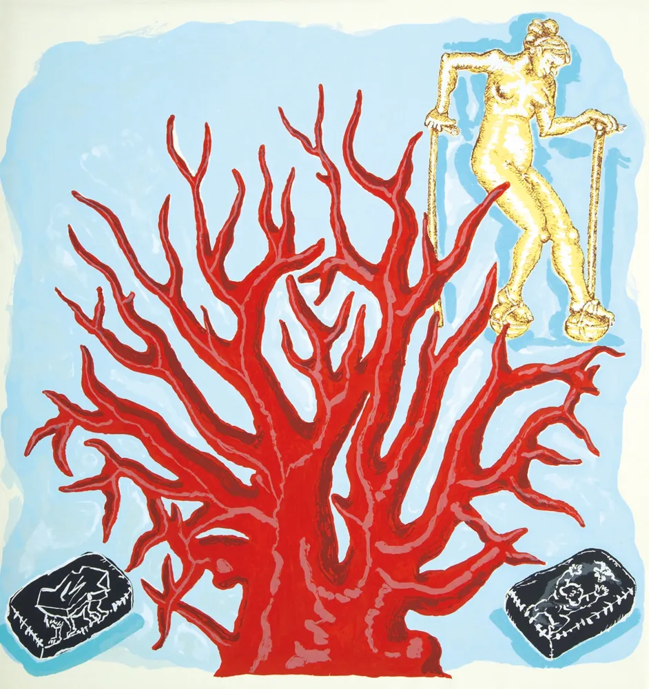 Siebdruck Immendorff - Energie