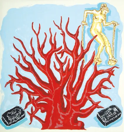 Siebdruck Immendorff - Energie