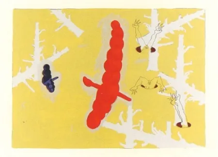 Siebdruck Immendorff - Lästerzungen