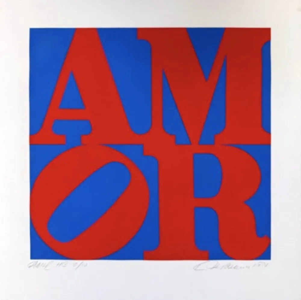 Radierung Und Aquatinta Indiana - AMOR