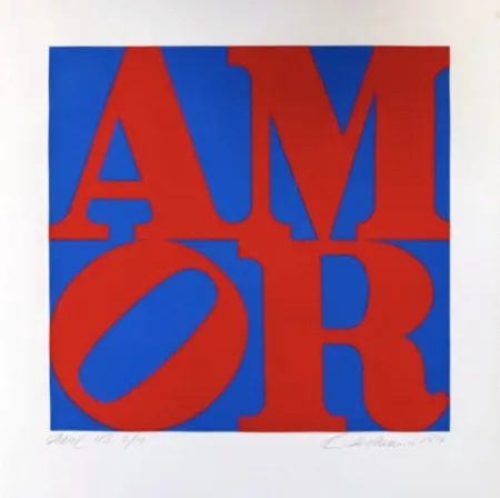 Radierung Und Aquatinta Indiana - AMOR