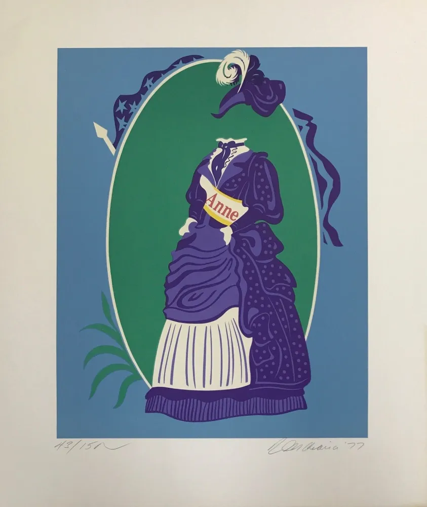 Lithographie Indiana - ANNE