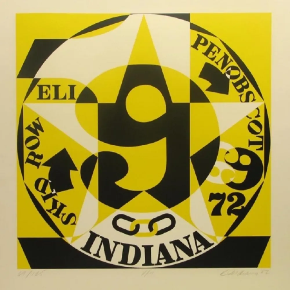 Siebdruck Indiana - Decade Autoportrait