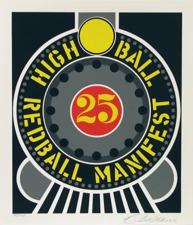Siebdruck Indiana - High Ball Red Ball Manifest 25
