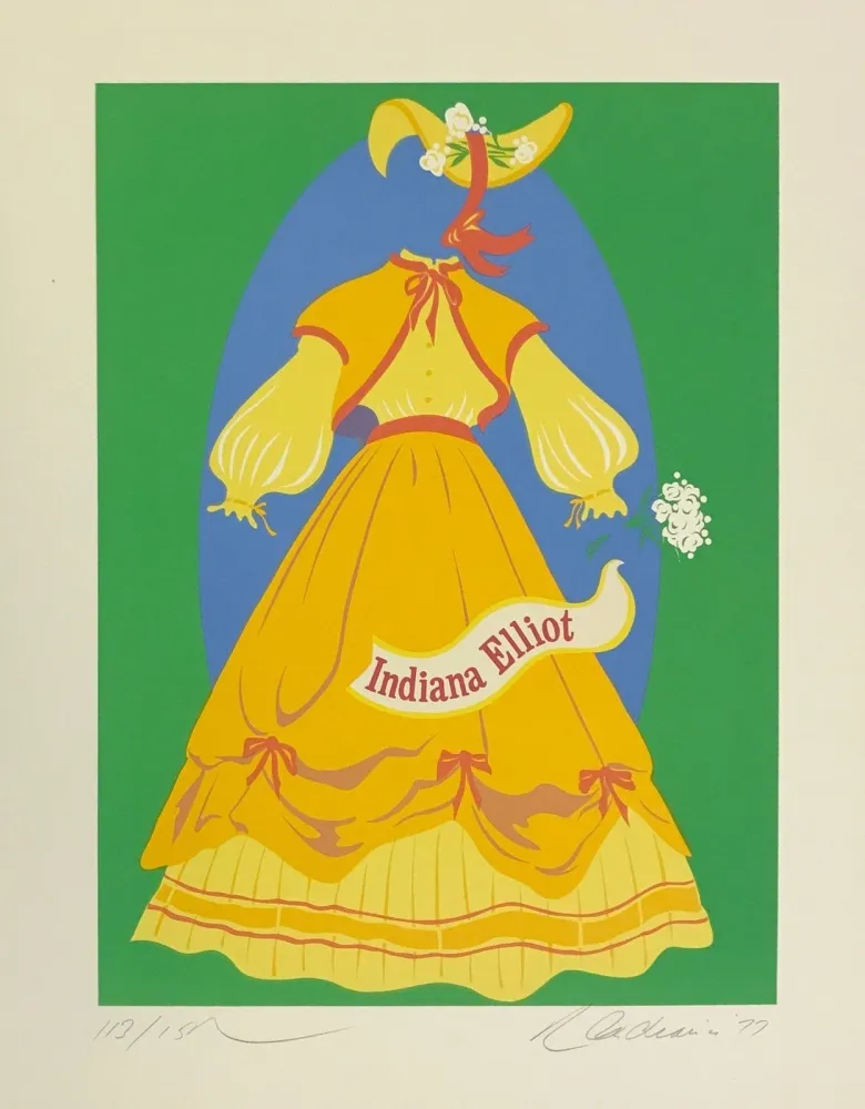 Lithographie Indiana - INDIANA ELLIOT