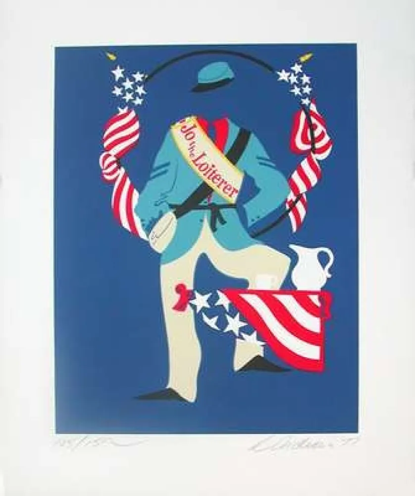 Siebdruck Indiana - Jo the Loiterer