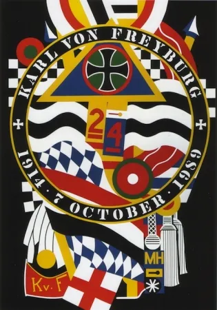 Siebdruck Indiana - KVF I, from The Hartley Elegies