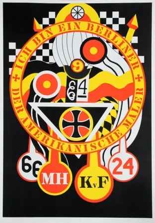 Siebdruck Indiana - KVF III, from The Hartley Elegies