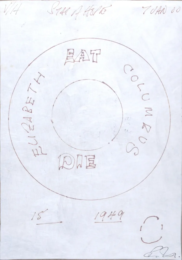 Monotypie Indiana - Star of Hope Study #1, 2000