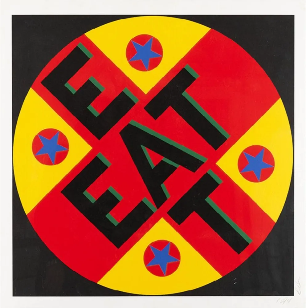 Siebdruck Indiana - The American Dream No. 2 - Eat