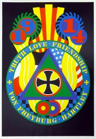 Siebdruck Indiana - The Hartley Elegies: Berlin Series, KvF V, 1990