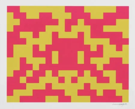 Siebdruck Invader - Camo M-2C-M1