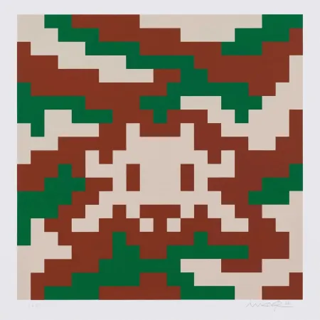 Siebdruck Invader - CAMO S-3C-M1