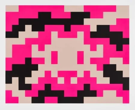 Siebdruck Invader - CAMO XXL-3C-M1