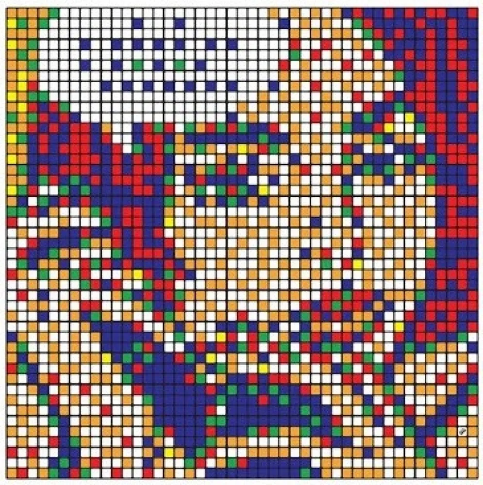 Siebdruck Invader - Ohh...Alright, 2011