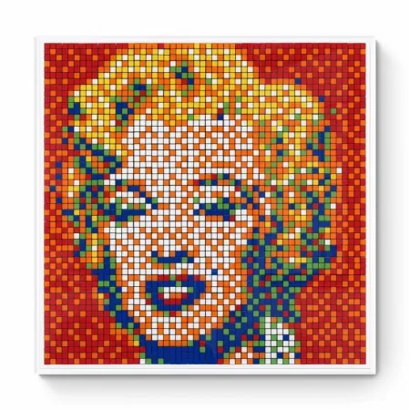 Digitale Druckgrafik Invader - Rubik Shot Red Marilyn