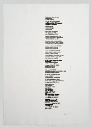 Aquatinta Isgro - Cancellature