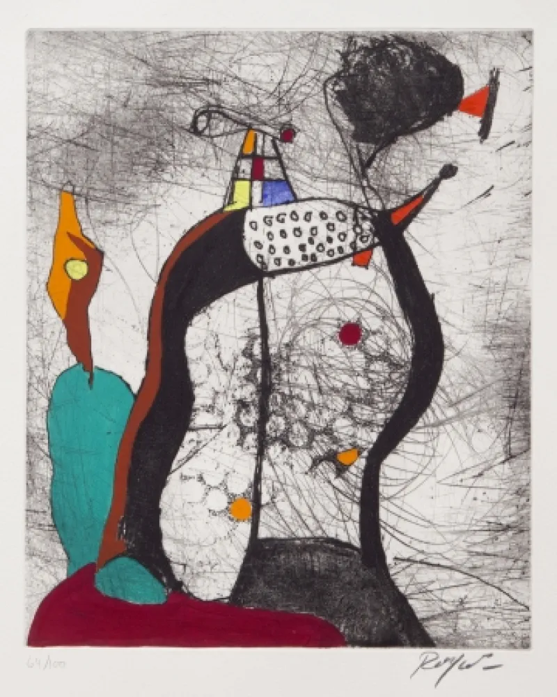 Kaltnadelradierung Jacobsen - Profil perdu