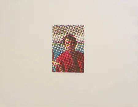 Radierung Und Aquatinta Jacquet - Portrait de Mario Schifano