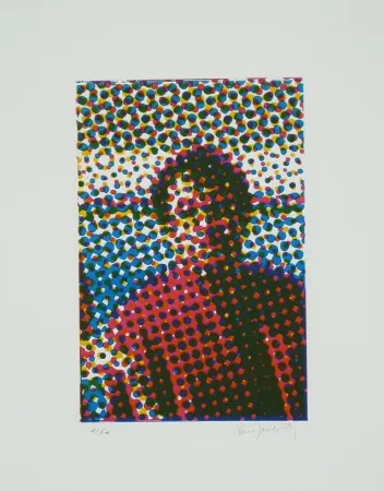 Radierung Und Aquatinta Jacquet - Portrait de Mario Schifano