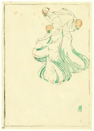 Holzschnitt Jarke - Spring